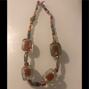 One of a kind beaded necklace